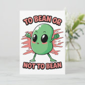 To bean or not to bean einladung (Stehend Vorderseite)