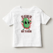 To bean or not to bean kleinkind t-shirt (Vorderseite)