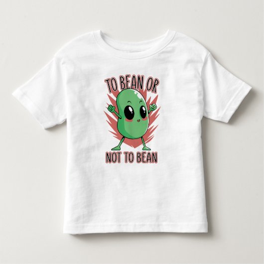 To bean or not to bean kleinkind t-shirt (Vorderseite)