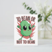 To bean or not to bean postkarte (Stehend Vorderseite)