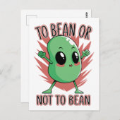 To bean or not to bean postkarte (Vorne/Hinten)