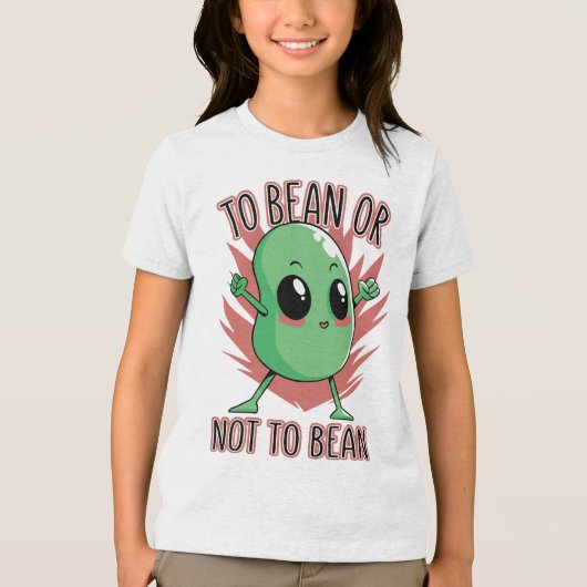 To bean or not to bean Tri-Blend shirt (Vorderseite)