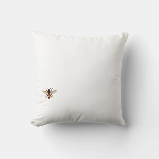 To bee oder nicht zu bee Kissen (Vorderseite)