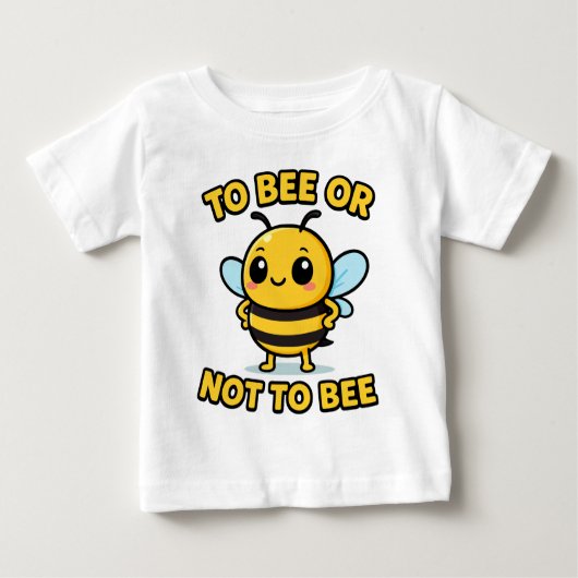 To bee or not to bee baby t-shirt (Vorderseite)