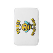 To bee or not to bee badematte (Vorderseite Vertikal)