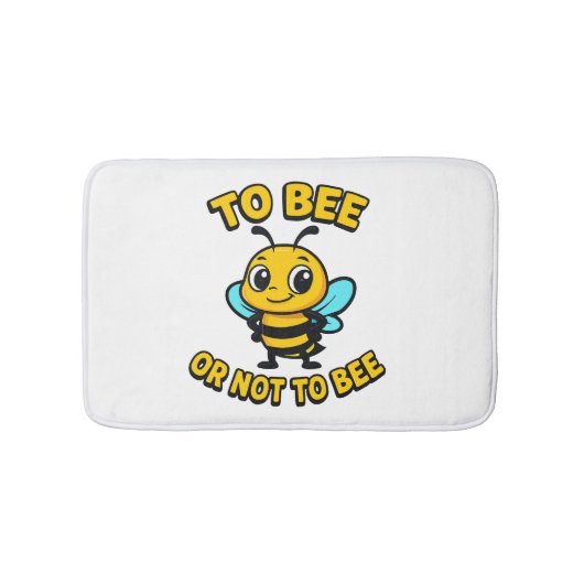 To bee or not to bee badematte (Vorderseite)