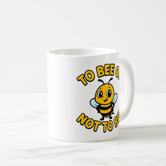 To bee or not to bee kaffeetasse (VorderseiteRechts)