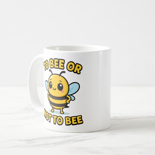 To bee or not to bee kaffeetasse (Vorderseite Links)