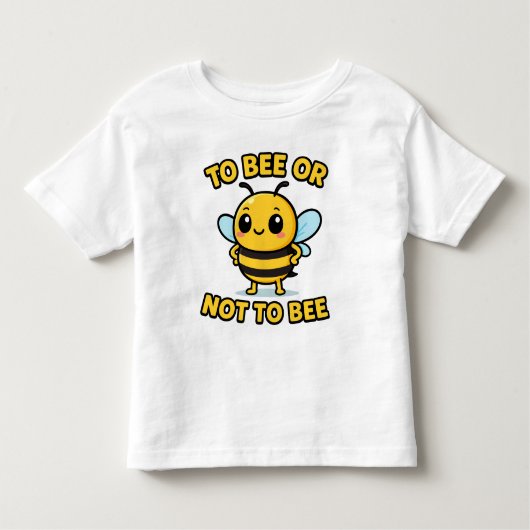 To bee or not to bee kleinkind t-shirt (Vorderseite)