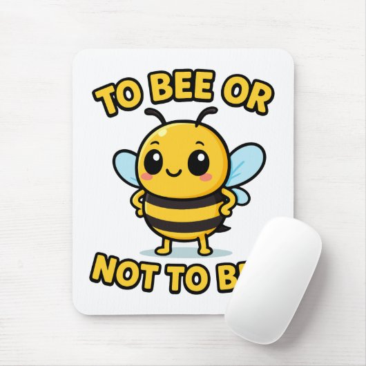 To bee or not to bee mousepad (Mit Mouse)