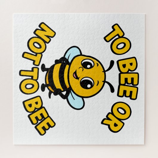 To bee or not to bee puzzle (Horizontal)