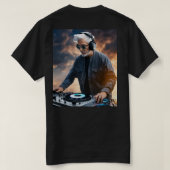 To create a DJ T-shirt with a print title, here ar (Design Rückseite)
