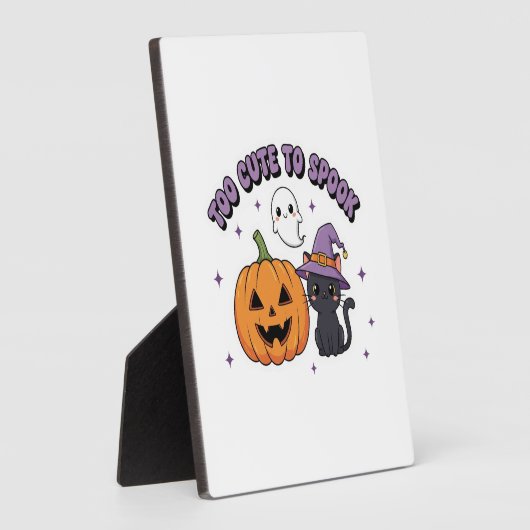 To Cute to Spook Halloween Fotoplatte (Seite)