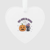 To Cute to Spook Halloween Ornament (Vorderseite)