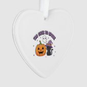 To Cute to Spook Halloween Ornament (Vorderseite)