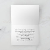 To Daughter (Goodbye From Terminally ill Parent) Karte (Innenseite)