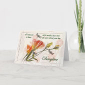 To Daughter (Goodbye From Terminally ill Parent) Karte (Vorderseite)