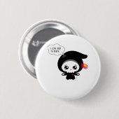 To Death - Funny Valentinstag Classic Button (Vorne & Hinten)