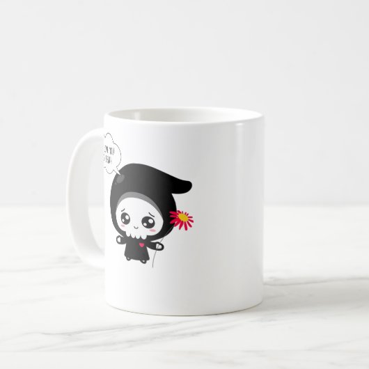To Death - Funny Valentinstag Classic Kaffeetasse (Vorderseite Links)