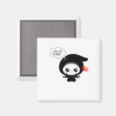 To Death - Funny Valentinstag Classic Magnet (Vorderseite/Rückseite)