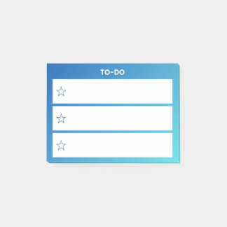 TO-DO-Checkliste Haftnotizen – 3 Zeilen Aufgabenbl Post-it Klebezettel