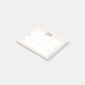 „To-Do“-Klebezettel – Minimales neutrales Design Post-it Klebezettel (angewinkelt)