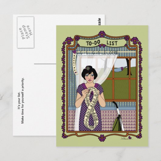 To-Do List_A_ Postkarte (Vorne/Hinten)