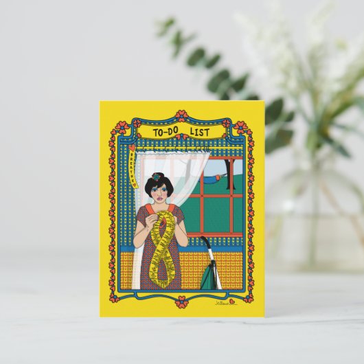 To-Do List_B_ Postkarte (Stehend Vorderseite)