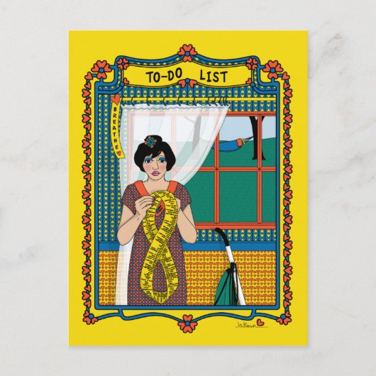 To-Do List_B_ Postkarte (Vorderseite)