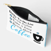 To-do list coffee lovers white blue zubehörtasche (Offen)