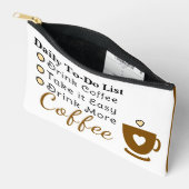 To-do list coffee lovers white brown zubehörtasche (Offen)