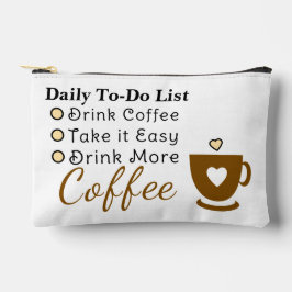 To-do list coffee lovers white brown zubehörtasche