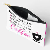 To-do list coffee lovers white pink zubehörtasche (Offen)