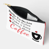 To-do list coffee lovers white red zubehörtasche (Offen)