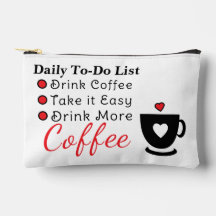 To-do list coffee lovers white red