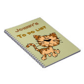 To do list note book. notizblock (Rechte Seite)
