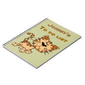 To do list note book. notizblock (Linke Seite)