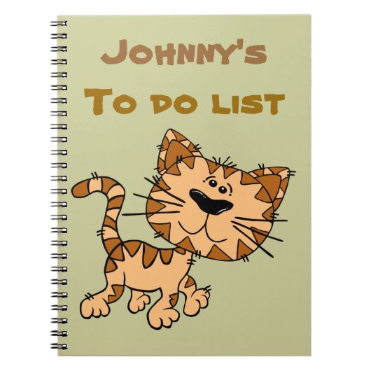 To do list note book. notizblock (Vorderseite)