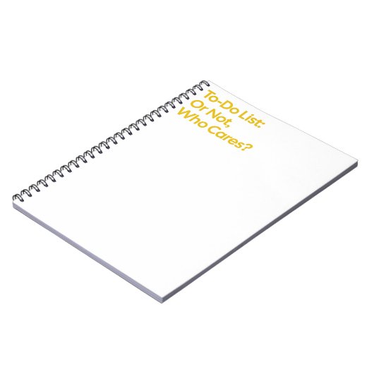 To-Do-List oder nicht lustiges Notebook Notizblock (Linke Seite)