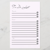 To Do List Planner Flyer (Hinten)