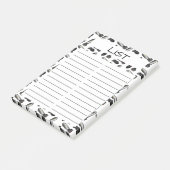 TO DO LIST POST-IT KLEBEZETTEL (angewinkelt)