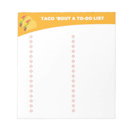 To Do List - Taco Lovers Gift - Taco Notizblock