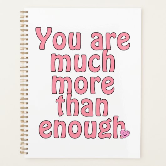 To do list You are more then enough Planer (Vorderseite)