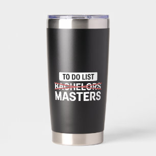 To-Do-Liste Bachelor Master-Abschluss Hochschulnot Thermobecher