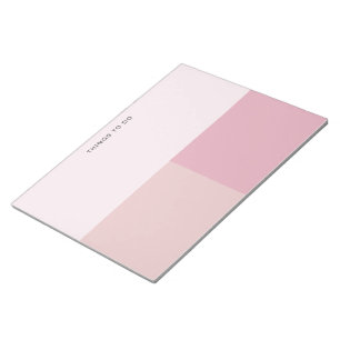 To-Do-Liste erstellen Rosa Colorblock abreißen Notizblock