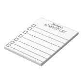 To-Do-Liste für Schatz Notizblock (Rotiert)