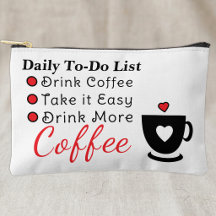 To-Do-Liste Kaffeeliebhaber weiß rot