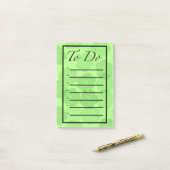 To Do Rounded Succulents  Post-it Klebezettel (Auf Schreibtisch)
