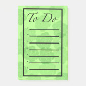 To Do Rounded Succulents  Post-it Klebezettel (Vorderseite)