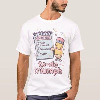 To-Do-Triumph-Süßes-Checkliste-T-Shirt T-Shirt